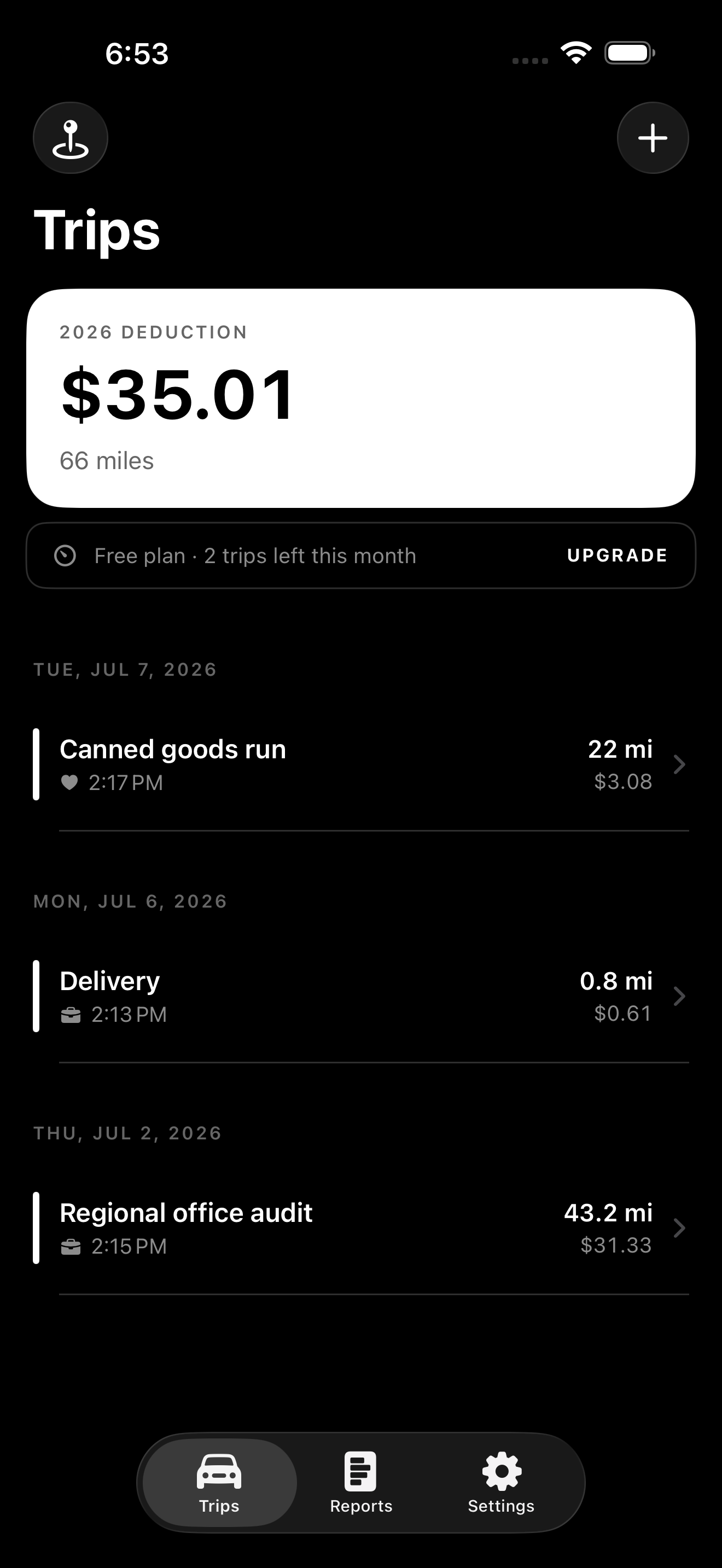Mile Pilot app preview 1