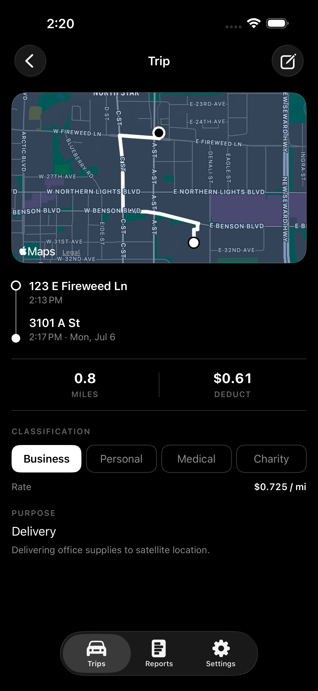 Mile Pilot app preview 3