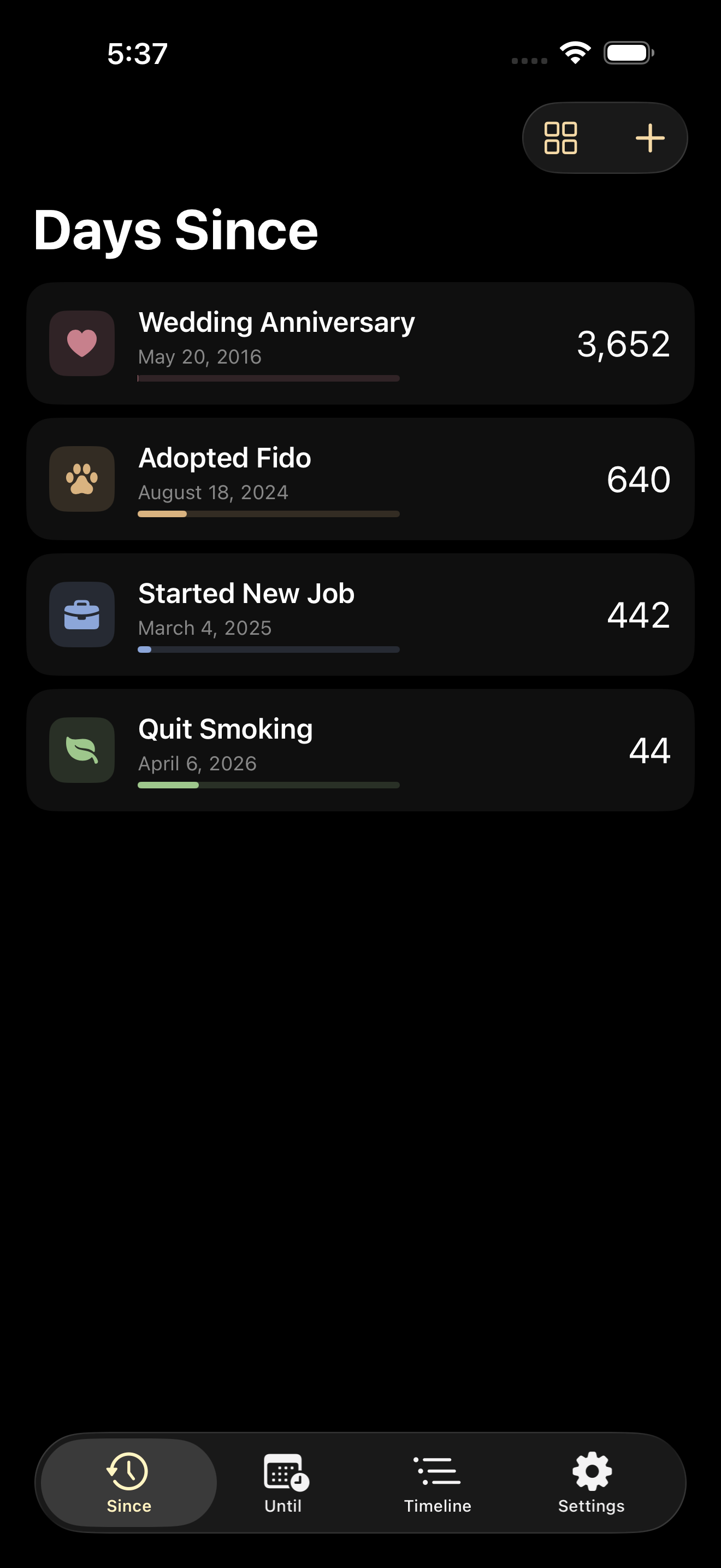 Milestone app preview 1