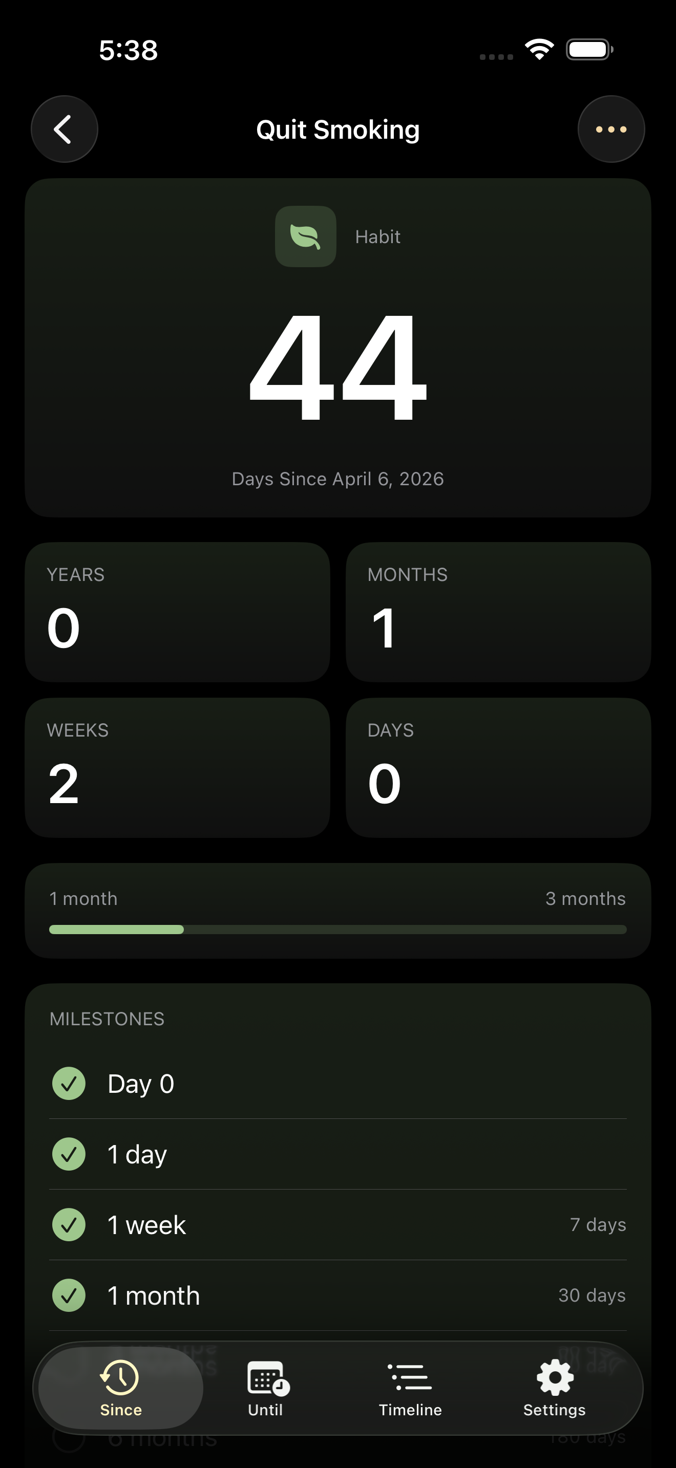 Milestone app preview 2