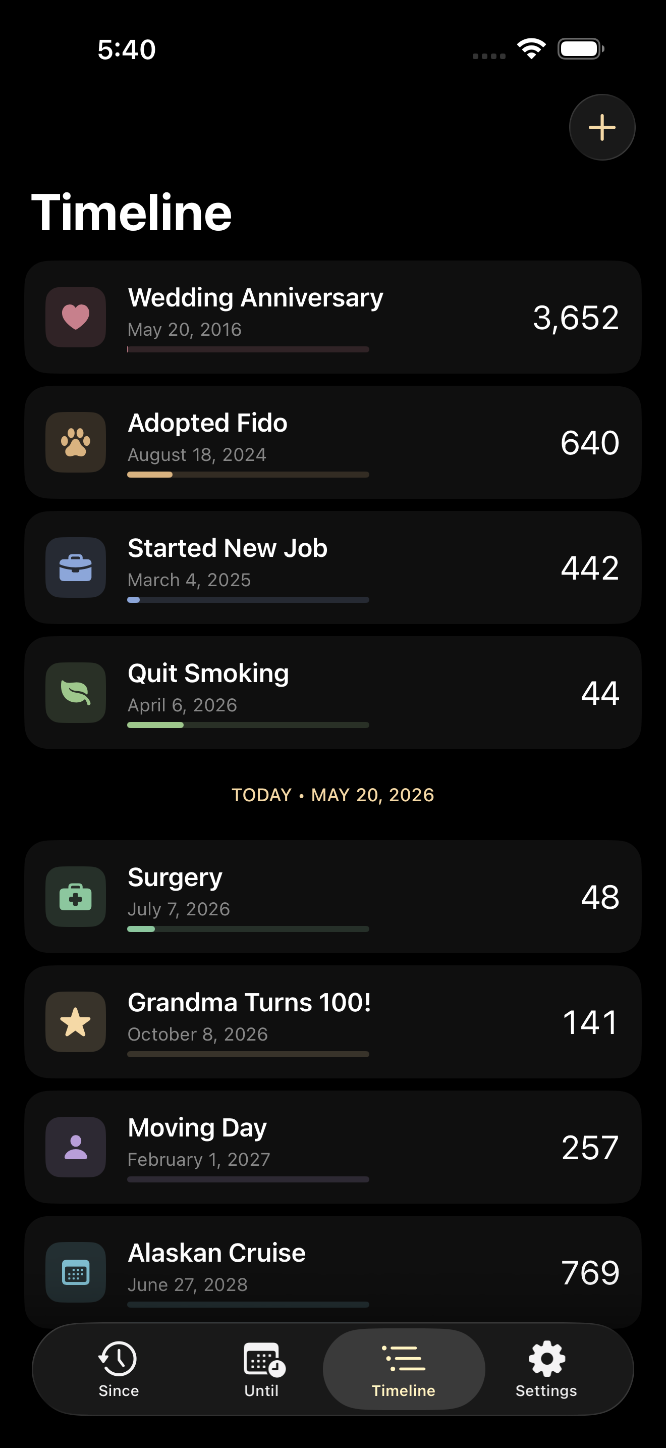 Milestone app preview 3